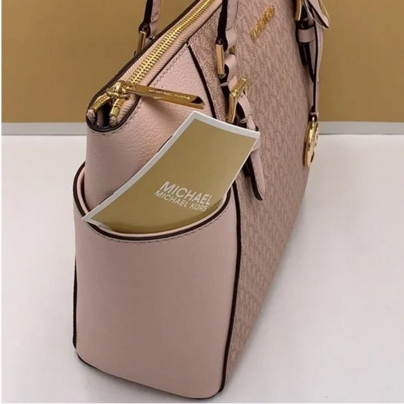 MICHAEL KORS Charlotte Large Top Zip Tote Ballet - Picture 12 of 16